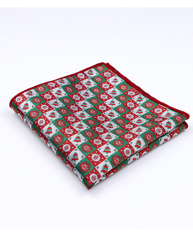 Pañuelo de bolsillo de Navidad en Poliéster «Christmas»