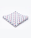 Pañuelo de bolsillo Liberty Blanco n°1 en Algodón | Gaspard - Unipap's