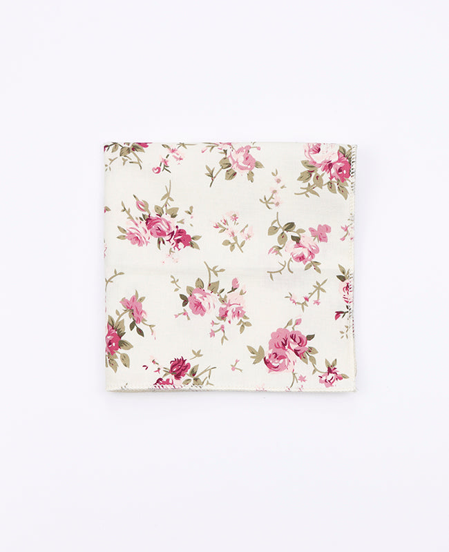 Pañuelo de bolsillo Liberty Blanco n°7 de Algodón | Charles - Unipap's
