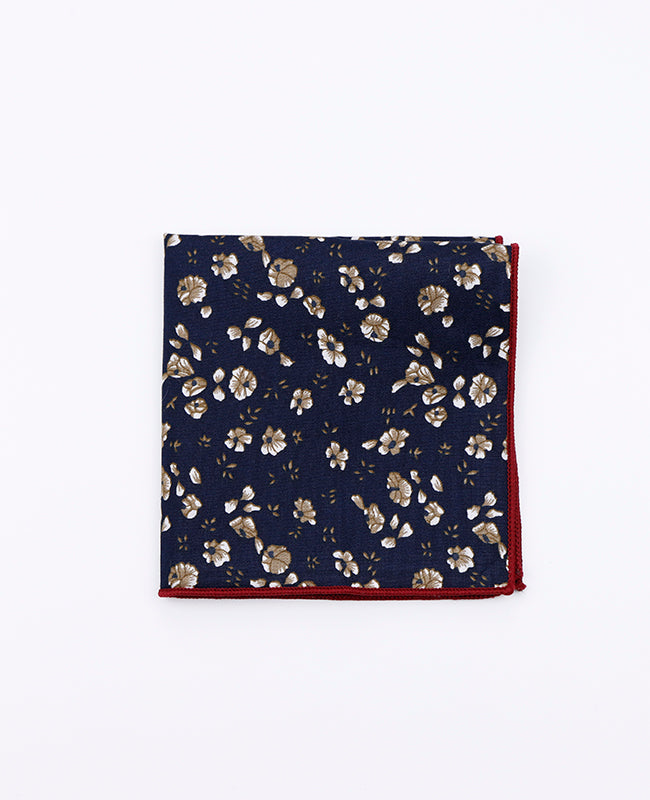 Pañuelo de bolsillo Liberty Azul n°13 en Algodón | Gaspard - Unipap's