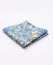 Pañuelo de bolsillo Liberty Azul n°3 en Algodón | Gaspard - Unipap's