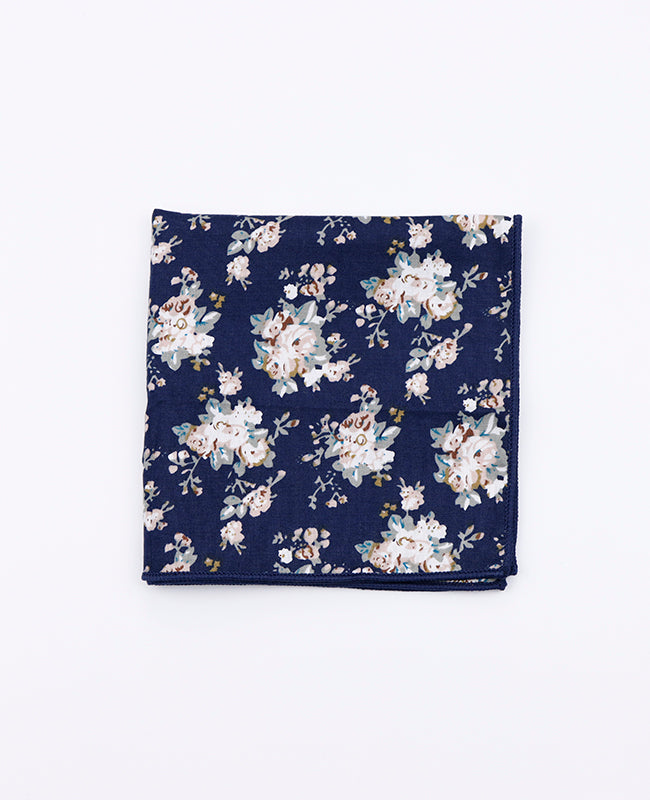 Pañuelo de bolsillo Liberty Azul n°5 de Algodón | Charles - Unipap's