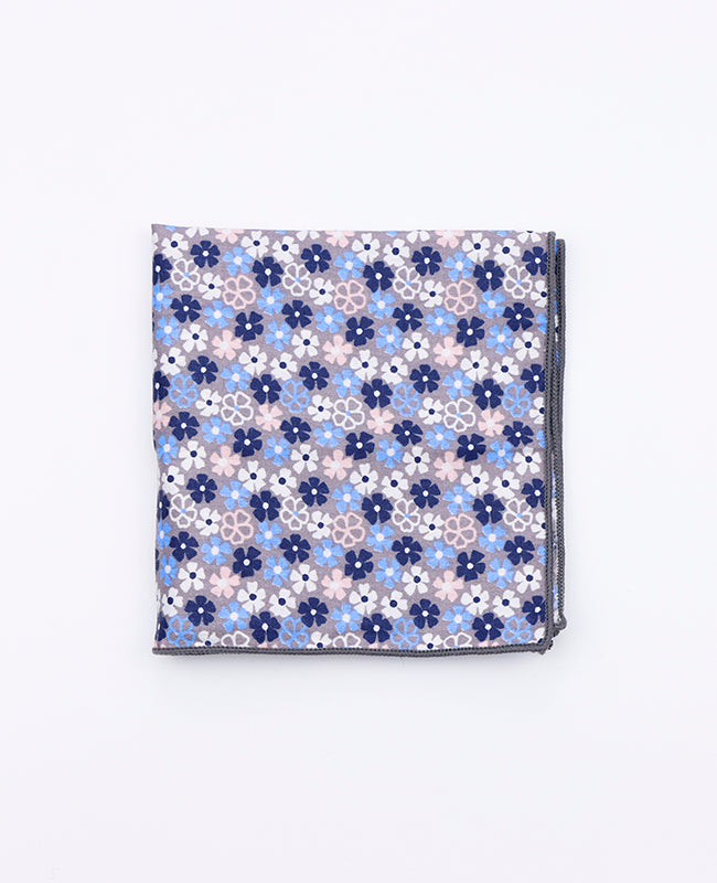 Pañuelo de bolsillo Liberty Azul n°5 en Algodón | Gaspard - Unipap's