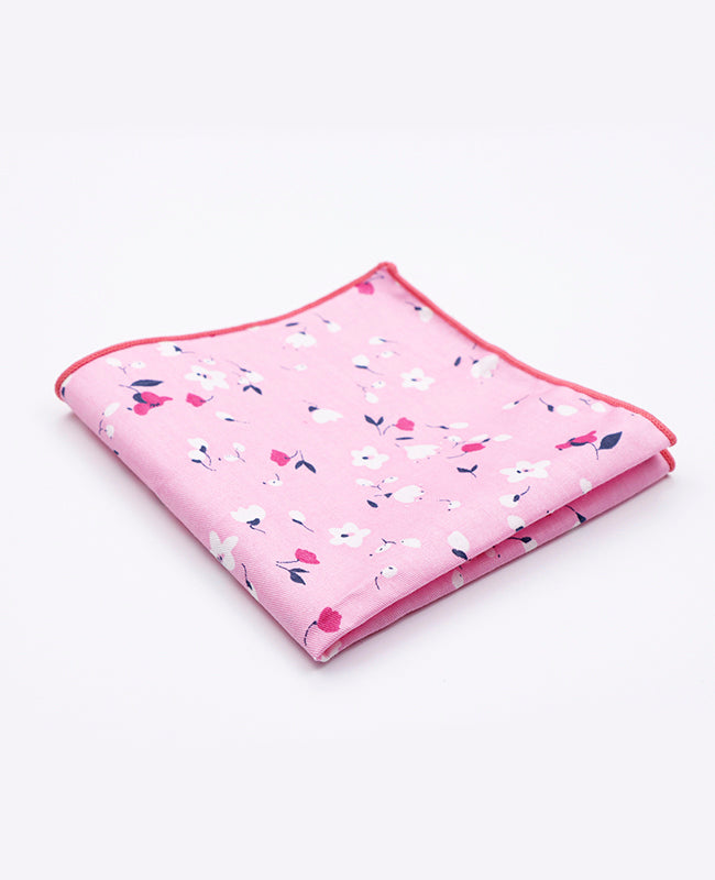 Pañuelo de bolsillo Liberty Rosa n°2 en Algodón | Gaspard - Unipap's