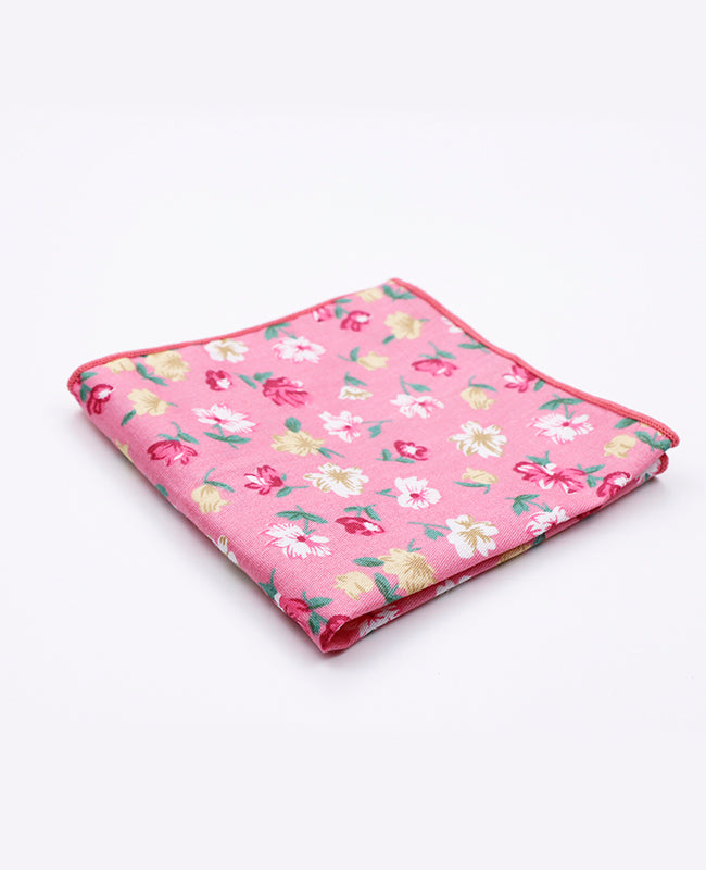 Pañuelo de bolsillo Liberty Rosa n°3 en Algodón | Gaspard - Unipap's