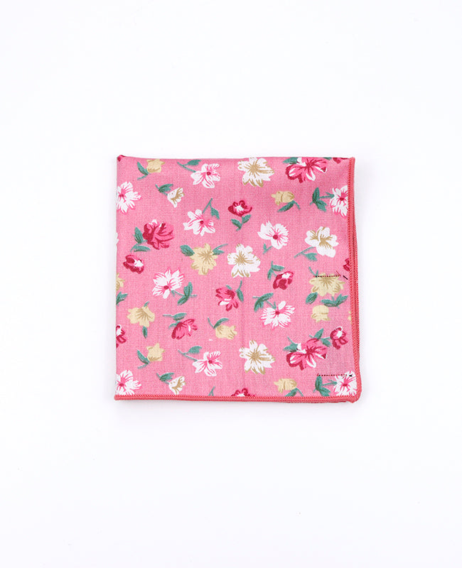 Pañuelo de bolsillo Liberty Rosa n°3 en Algodón | Gaspard - Unipap's