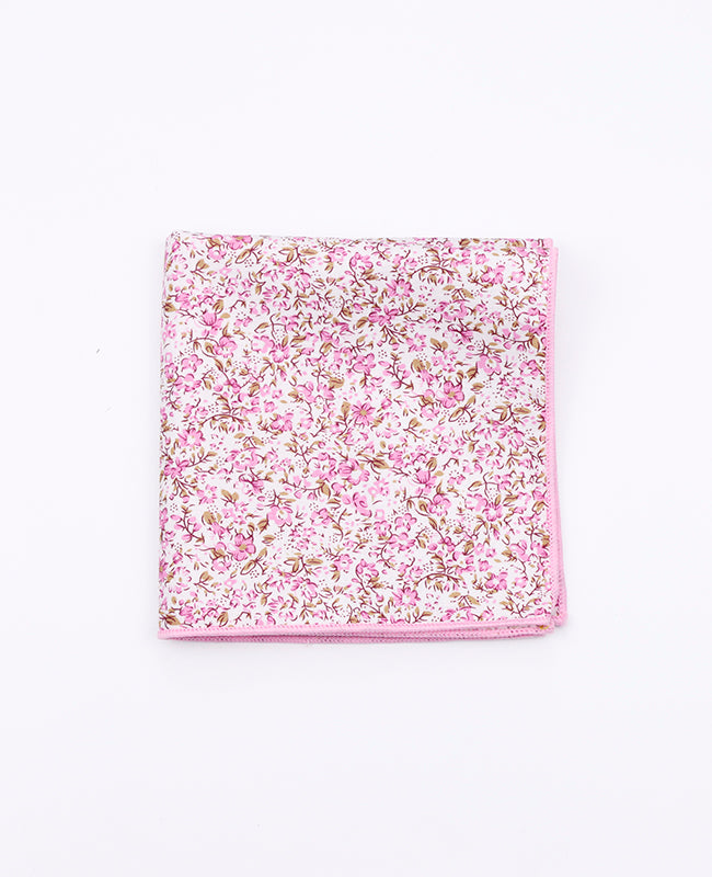 Pañuelo de bolsillo Liberty Rosa n°4 en Algodón | Gaspard - Unipap's