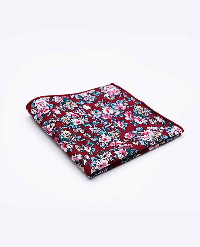 Pañuelo de bolsillo Liberty Rojo en Algodón | Charles - Unipap's