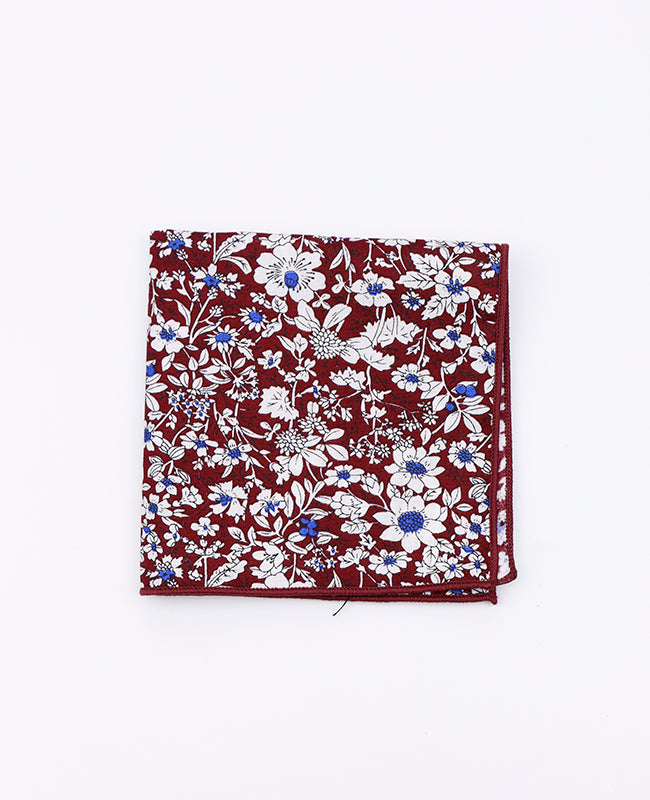 Pañuelo de bolsillo Liberty Rojo n°1 en Algodón | Clovis - Unipap's
