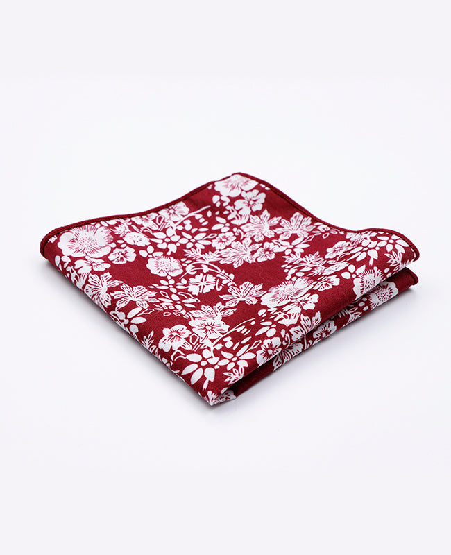 Pañuelo de bolsillo Liberty Rojo n°2 de Algodón | Clovis - Unipap's