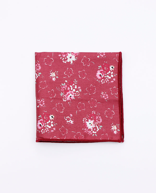 Pañuelo de bolsillo Liberty Rojo n°2 en Algodón | Gaspard - Unipap's