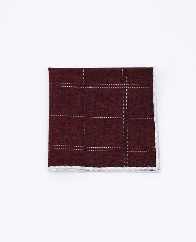 Pañuelo de bolsillo Tartán Rojo de Algodón | Marcel - Unipap's