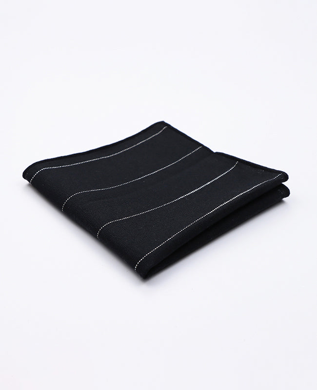 Pañuelo de bolsillo Tartán Negro n°2 en Algodón | Marcel - Unipap's