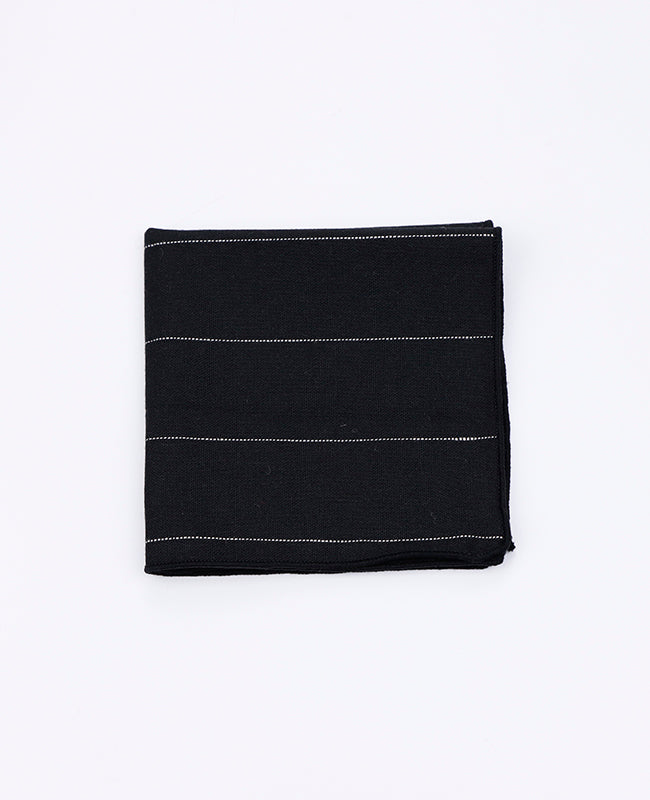 Pañuelo de bolsillo Tartán Negro n°2 en Algodón | Marcel - Unipap's