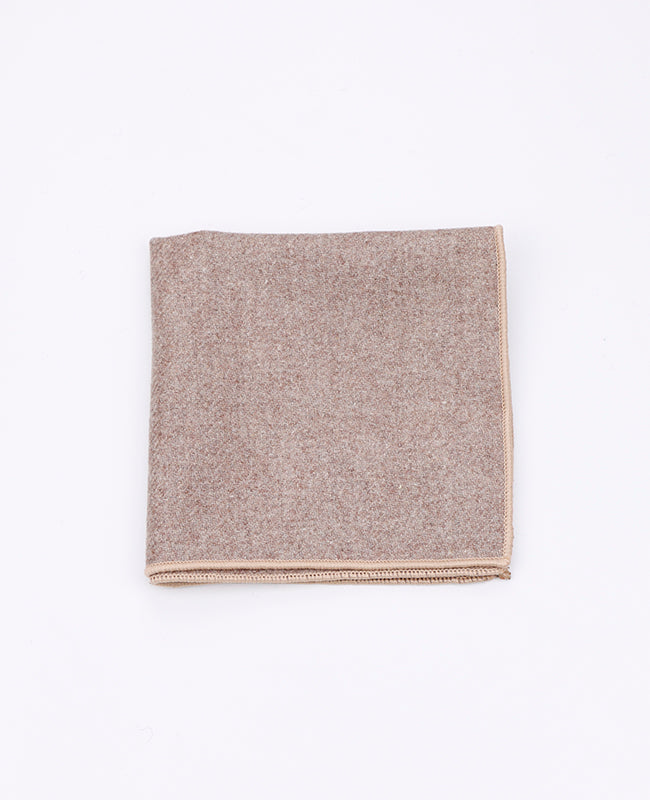 Pañuelo de bolsillo Beige n°1 en Lana | Claude - Unipap's