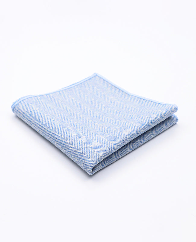Pañuelo de bolsillo Azul n°1 en Lana | Claude - Unipap's
