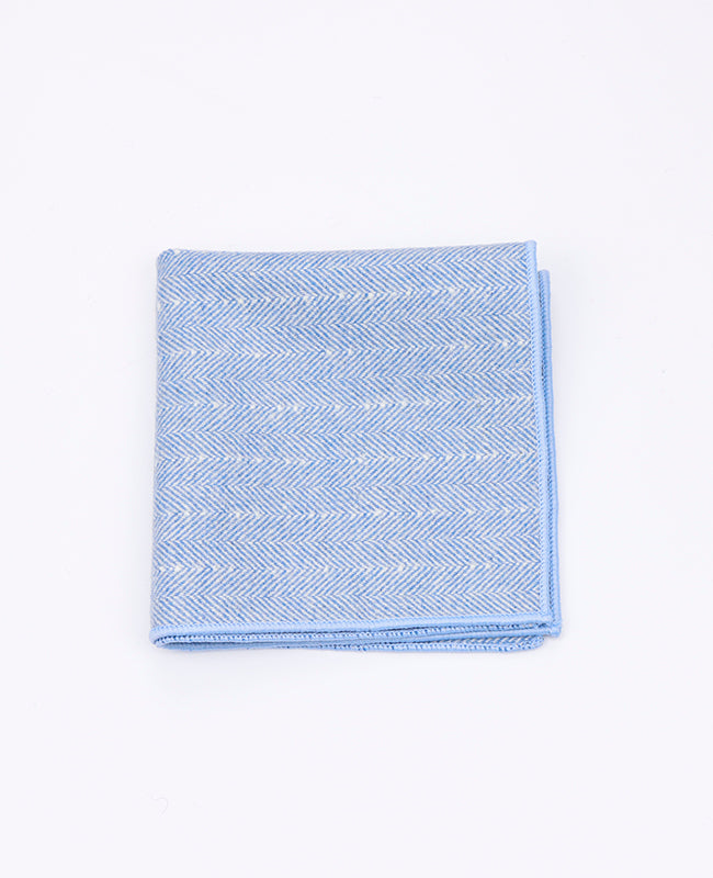 Pañuelo de bolsillo Azul n°1 en Lana | Claude - Unipap's