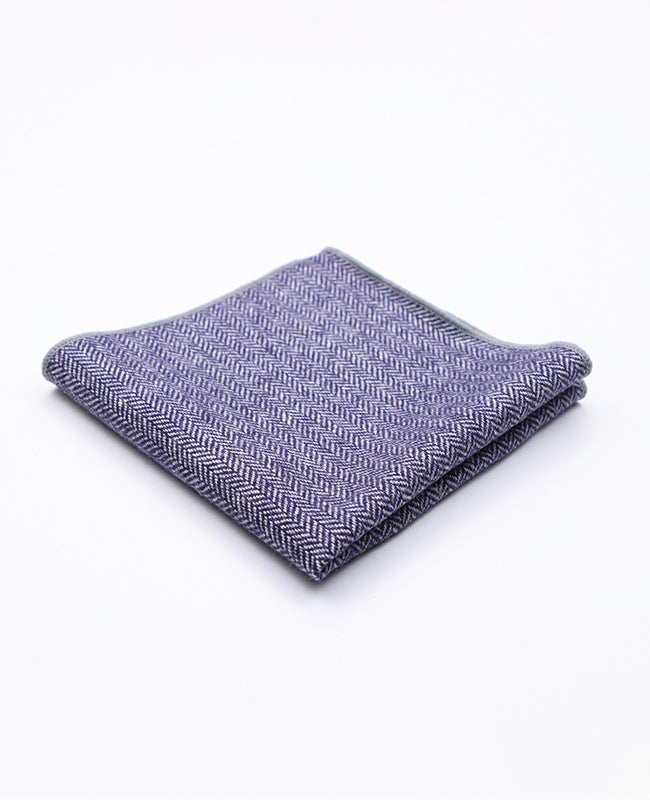 Pañuelo de bolsillo Azul en Lana | Norbert - Unipap's