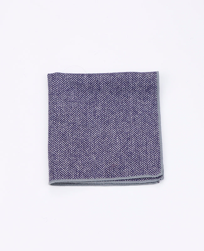 Pañuelo de bolsillo Azul en Lana | Norbert - Unipap's