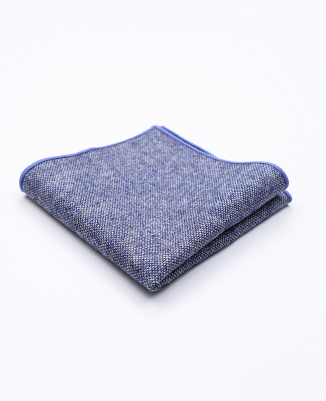 Pañuelo de bolsillo Azul n°3 en Lana | Claude - Unipap's