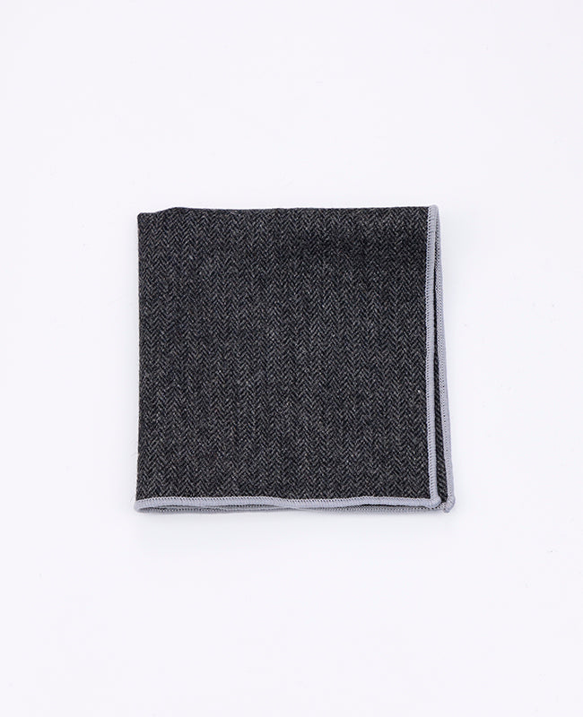 Pañuelo de bolsillo Gris n°10 en Lana | Norbert - Unipap's