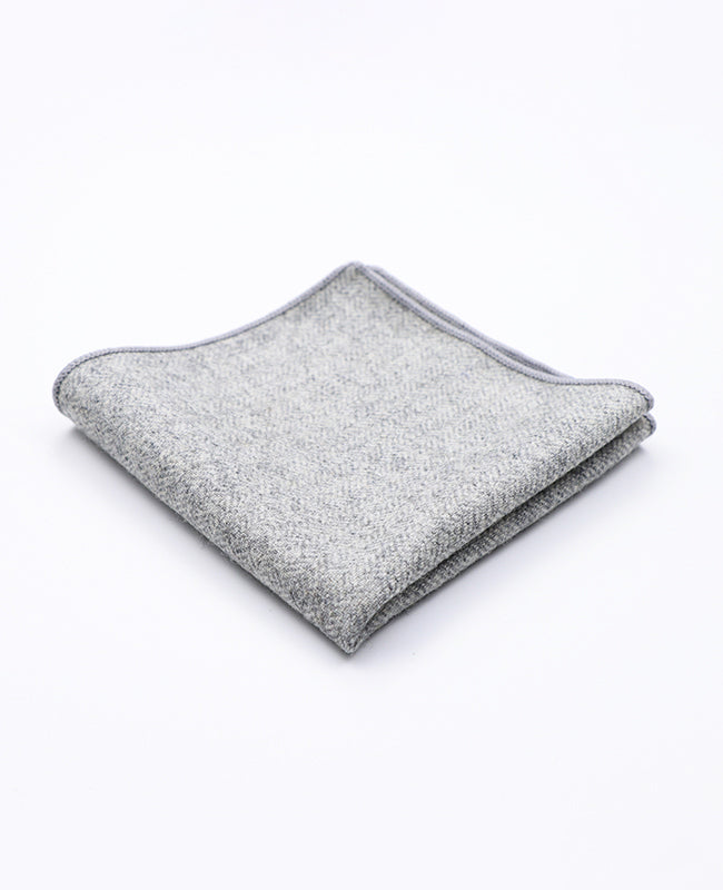 Pañuelo de bolsillo Gris n°5 en Lana | Claude - Unipap's