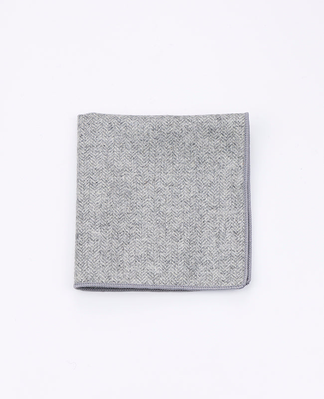 Pañuelo de bolsillo Gris n°5 en Lana | Claude - Unipap's