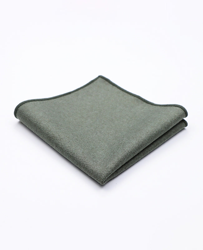 Pañuelo de bolsillo Verde n°2 en Lana | Claude - Unipap's
