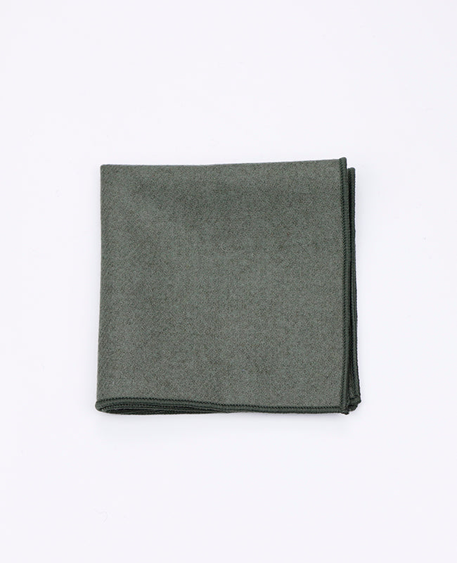Pañuelo de bolsillo Verde n°2 en Lana | Claude - Unipap's