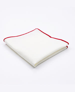 Pañuelo de bolsillo Blanco n°1 en Lino | Basile - Unipap's