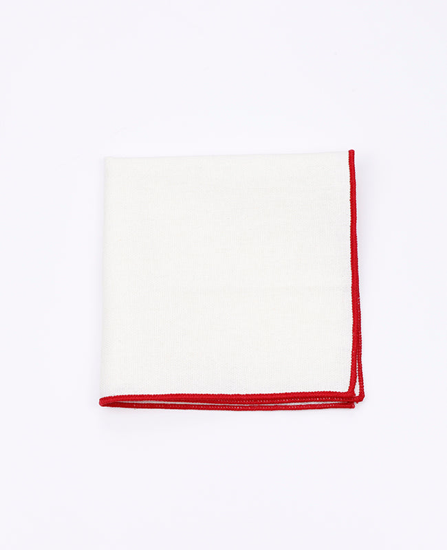 Pañuelo de bolsillo Blanco n°1 en Lino | Basile - Unipap's
