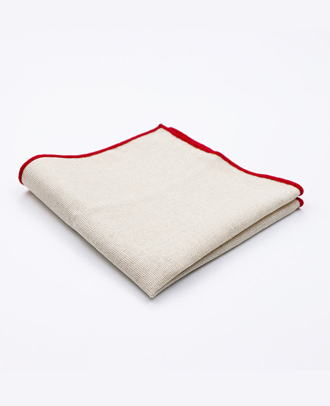 Pañuelo de bolsillo Blanco n°2 en Lino | Basile - Unipap's