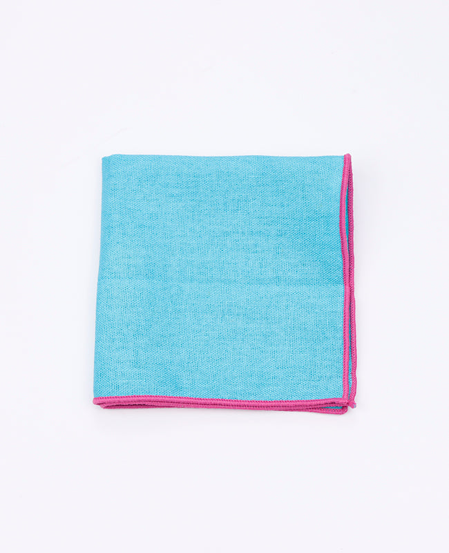Pañuelo de bolsillo Azul n°1 en Lino | Basile - Unipap's