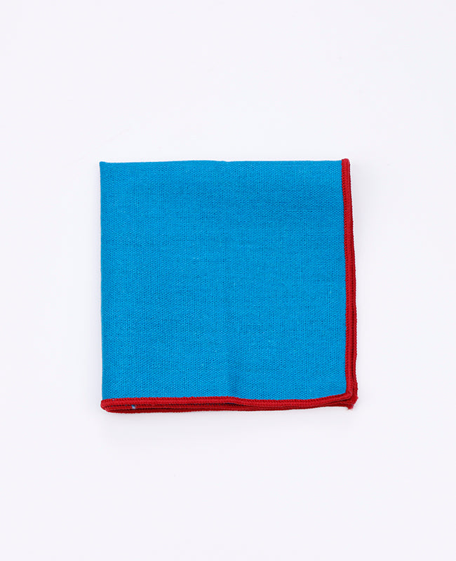 Pañuelo de bolsillo Azul n°3 en Lino | Basile - Unipap's