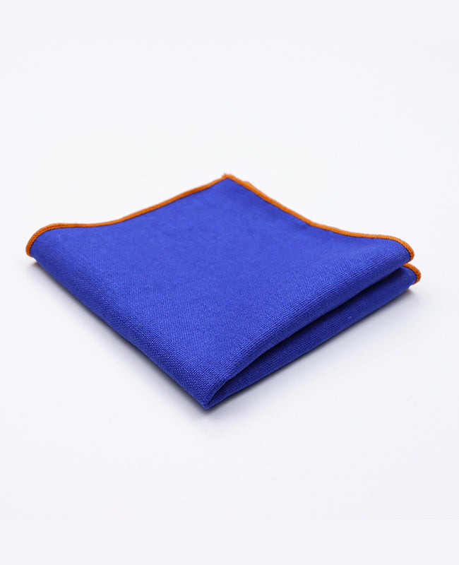 Pañuelo de bolsillo Azul n°4 en Lino | Basile - Unipap's
