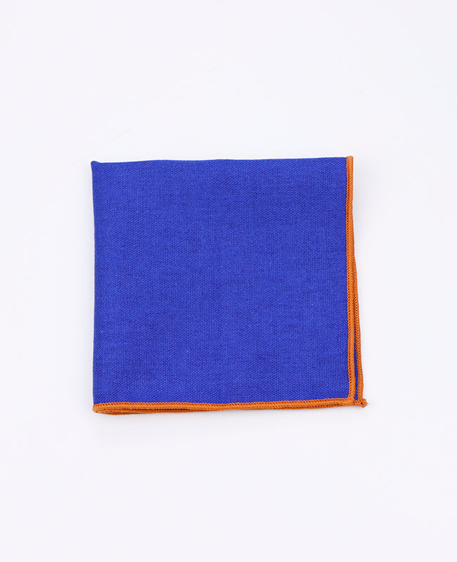 Pañuelo de bolsillo Azul n°4 en Lino | Basile - Unipap's