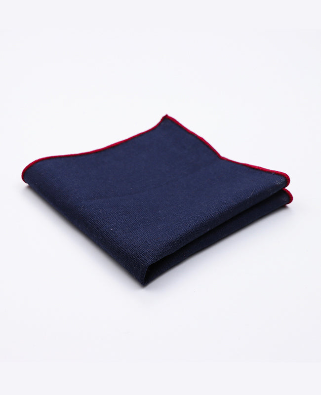 Pañuelo de bolsillo Azul n°5 en Lino | Basile - Unipap's