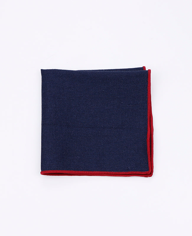 Pañuelo de bolsillo Azul n°5 en Lino | Basile - Unipap's