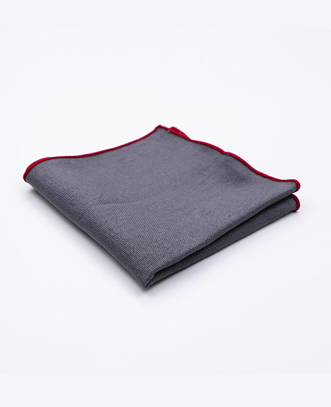 Pañuelo de bolsillo Gris en Lino | Basile - Unipap's