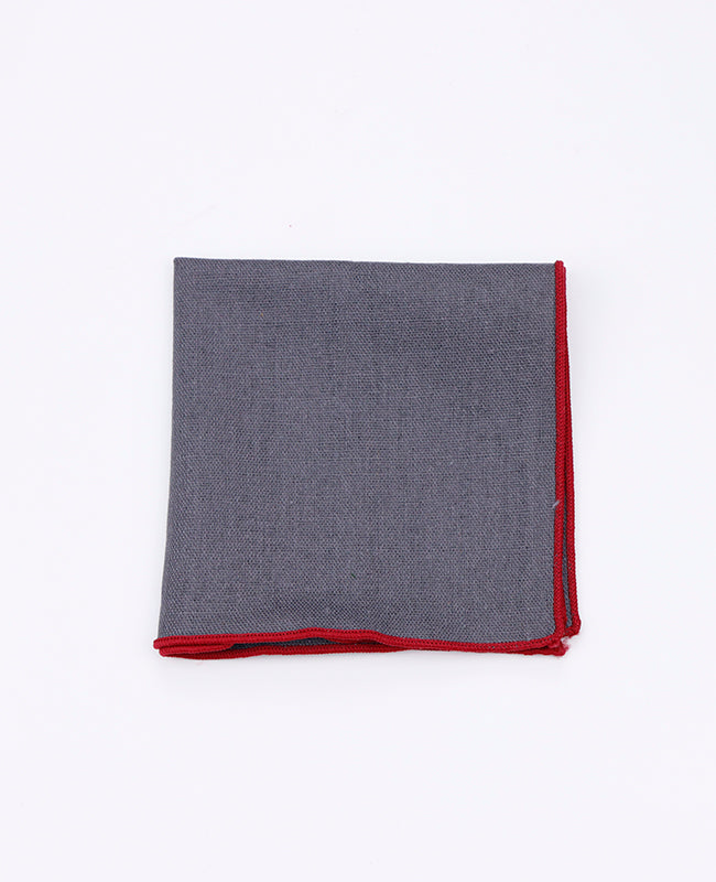 Pañuelo de bolsillo Gris en Lino | Basile - Unipap's