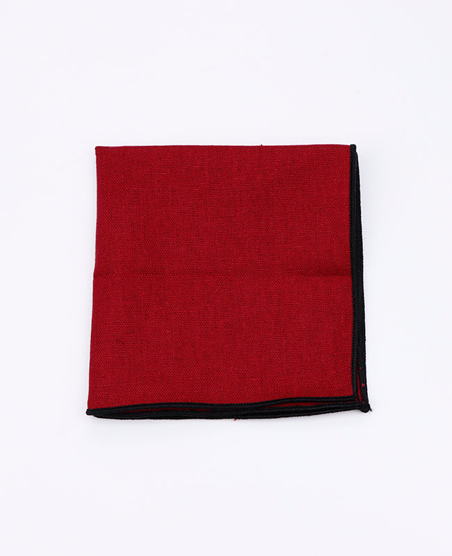 Pañuelo de bolsillo Rojo n°2 en Lino | Basile - Unipap's