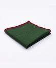 Pañuelo de bolsillo Verde n°2 en Lino | Basile - Unipap's