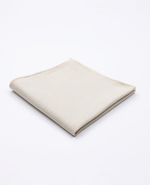 Pañuelo de bolsillo Beige en Algodón | Oscar - Unipap's