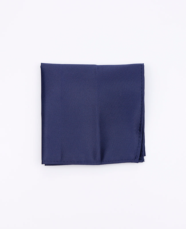 Pañuelo de bolsillo Azul n°1 en Poliéster «Anatole»