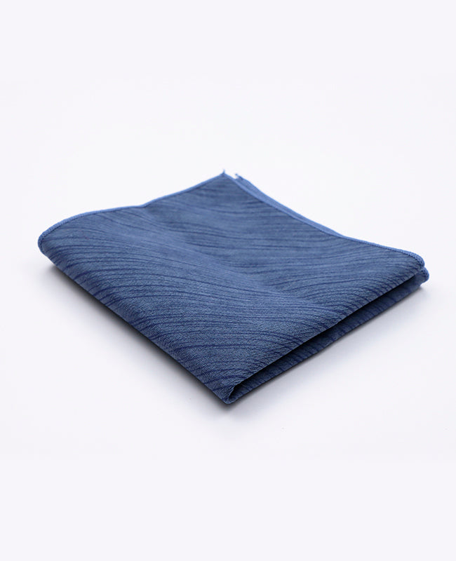 Pañuelo de bolsillo Azul n°1 en Poliéster | Augustin - Unipap's