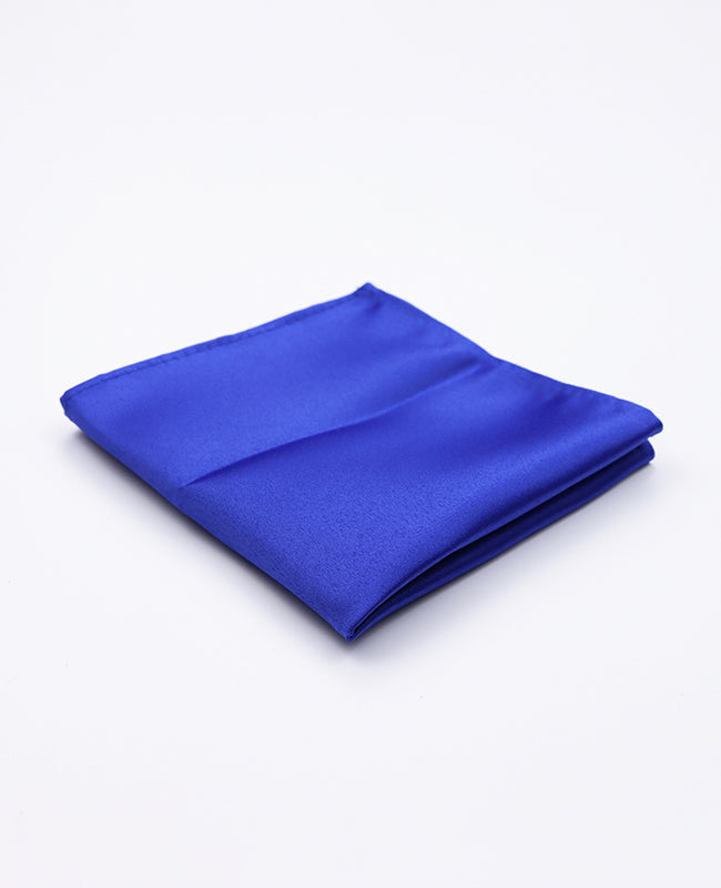 Pañuelo de bolsillo Azul n°2 en Poliéster «Anatole»