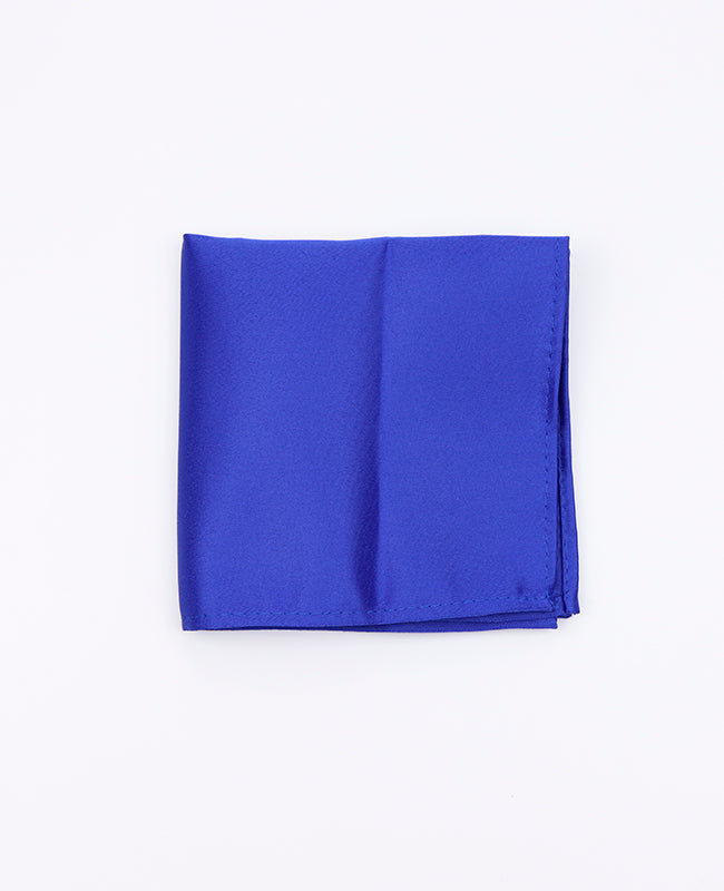Pañuelo de bolsillo Azul n°2 en Poliéster «Anatole»