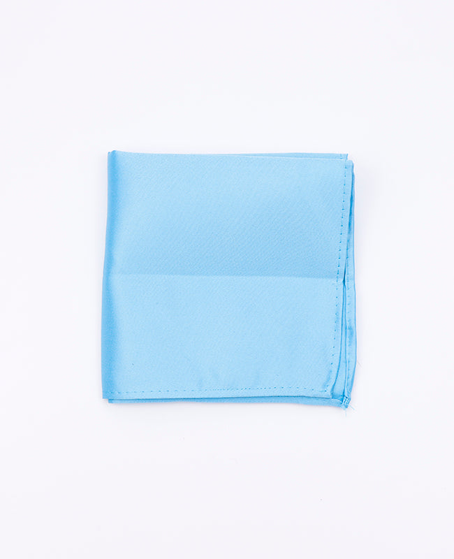 Pañuelo de bolsillo Azul n°3 en Poliéster «Anatole»