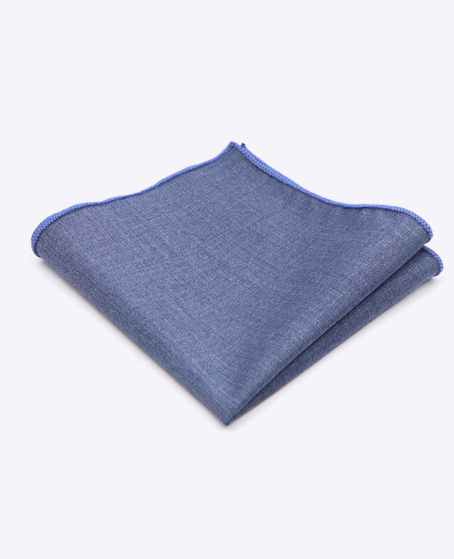 Pañuelo de bolsillo Azul n°4 en Poliéster | Octave - Unipap's