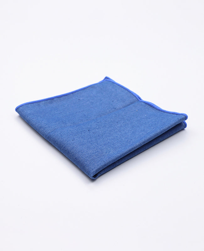 Pañuelo de bolsillo Azul n°5 en Algodón | Edgard - Unipap's